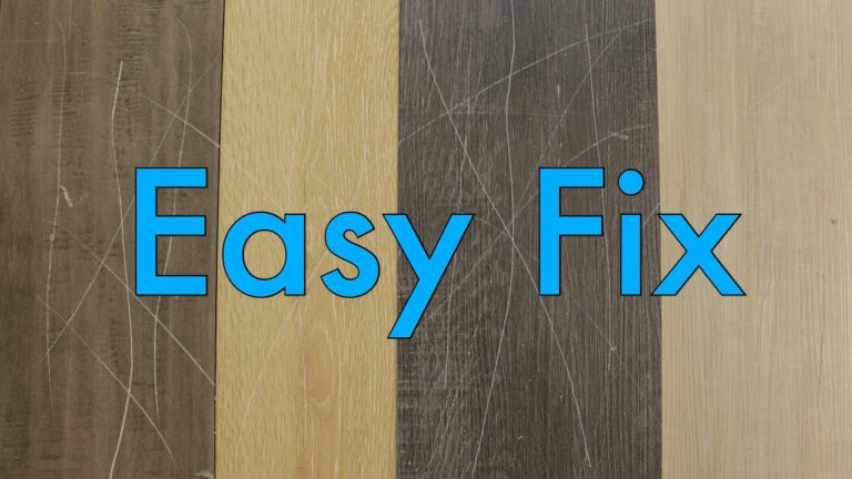 How to Remove Scratches from Vinyl Flooring