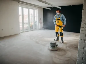 How to Sand Concrete Floor