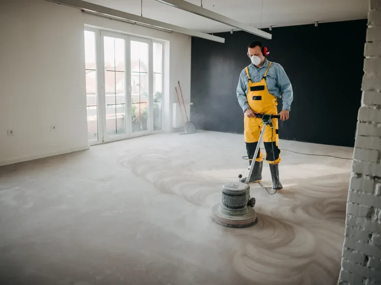How to Sand Concrete Floor