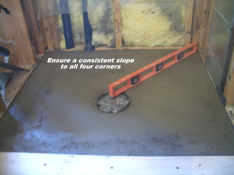 How to Slope a Shower Floor