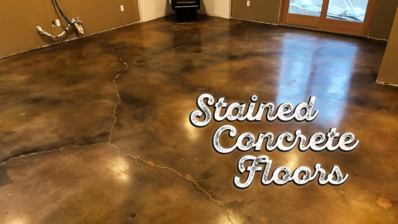 How to Stain Concrete Floor