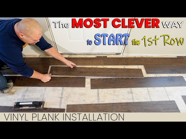How to Start First Row of Vinyl Plank Flooring