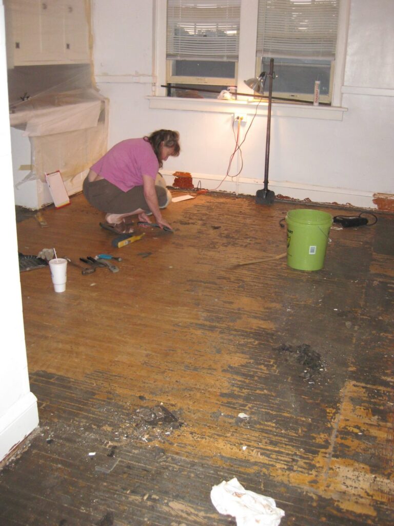How to Take Glue off Wood Floor
