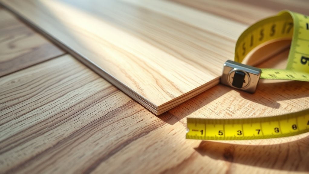 identify lifting vinyl planks