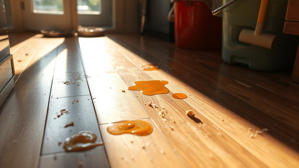 identify sticky floor causes