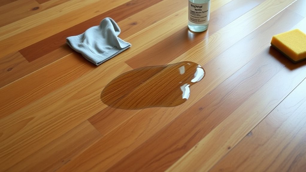 identifying hardwood floor finishes