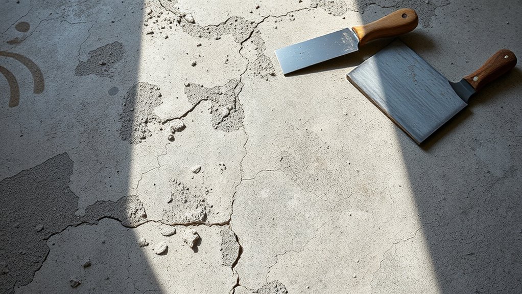inspect mortar and concrete
