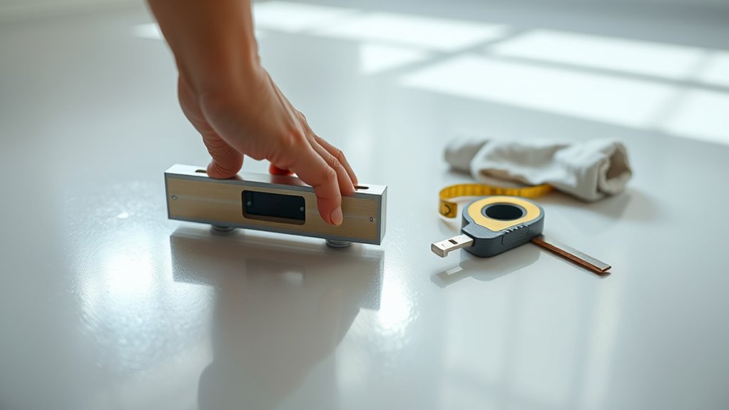 inspect vinyl floor condition