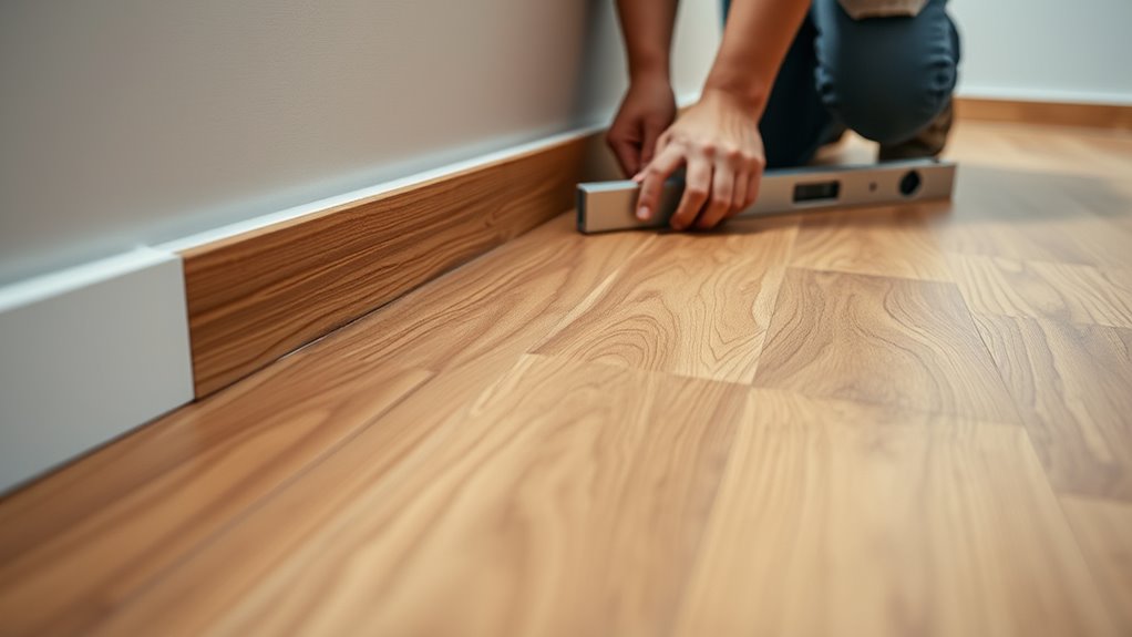 install and secure planks