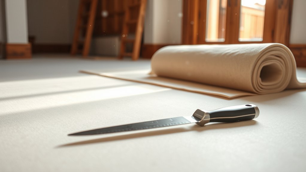 install compatible underlayment sheets