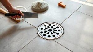 install shower drain easily