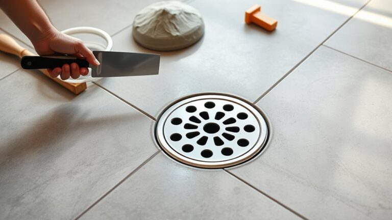 install shower drain easily