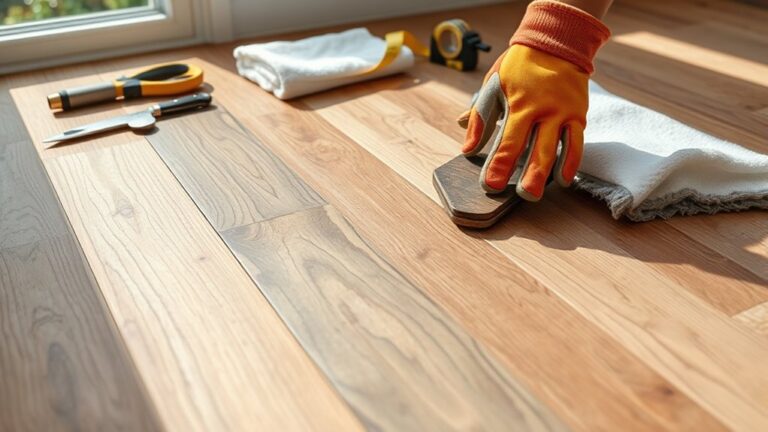 install vinyl flooring planks