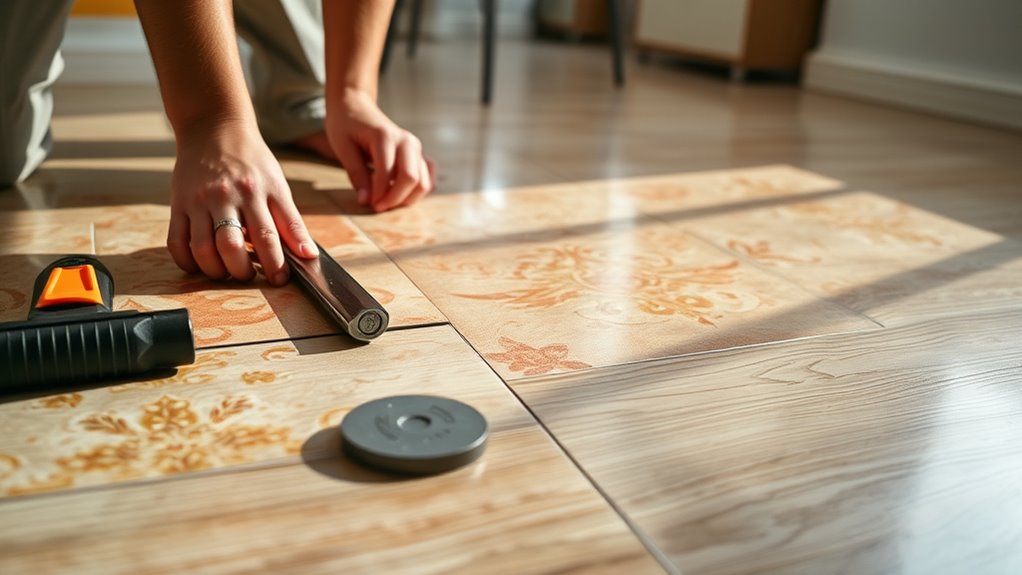 install vinyl tile flooring