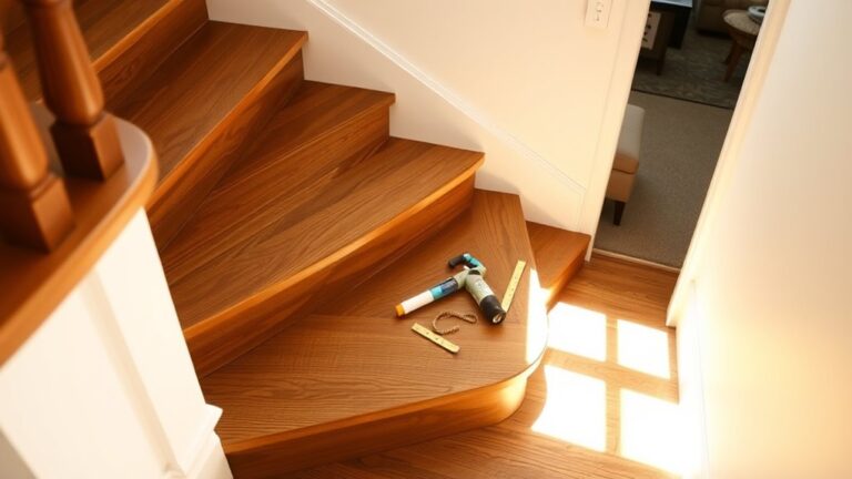 install wood flooring stairs