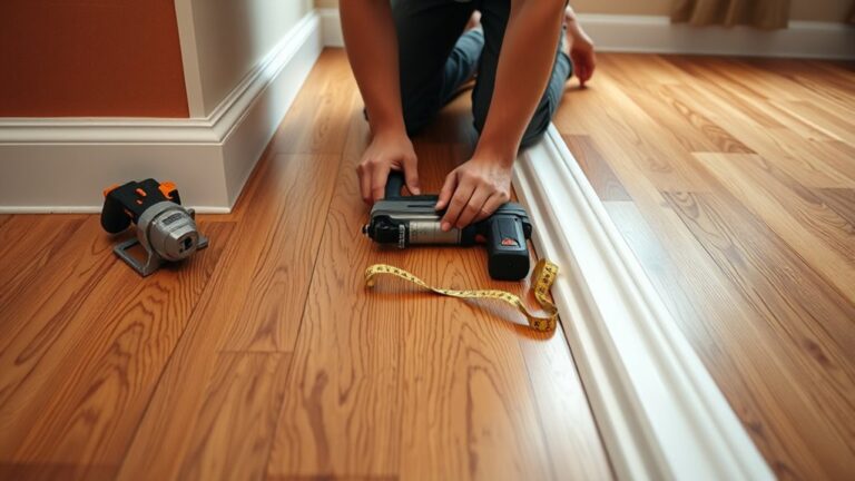 installing floor molding techniques
