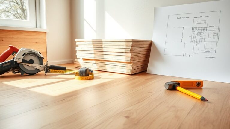 installing subfloor over flooring