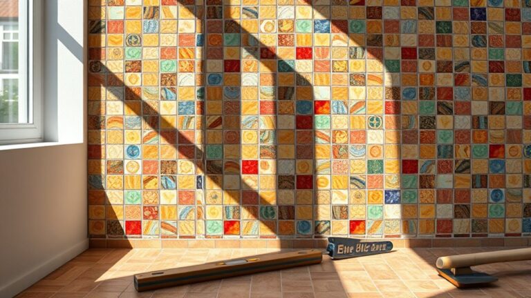 installing tiles on walls