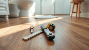 installing vinyl bathroom flooring