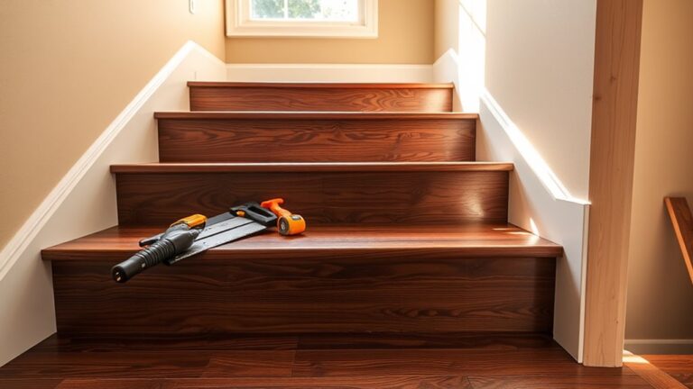 installing wood stairs flooring