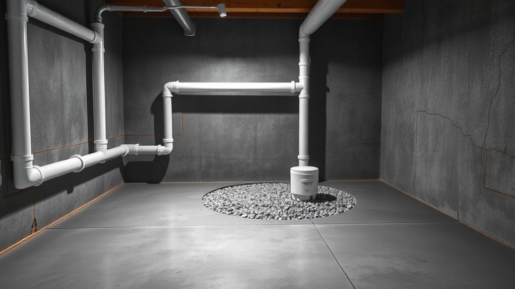 interior drainage sump pump
