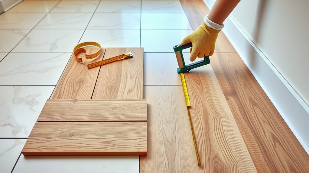 laminate flooring layout planning
