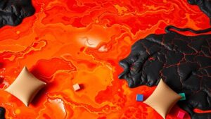 lava represents imaginary danger