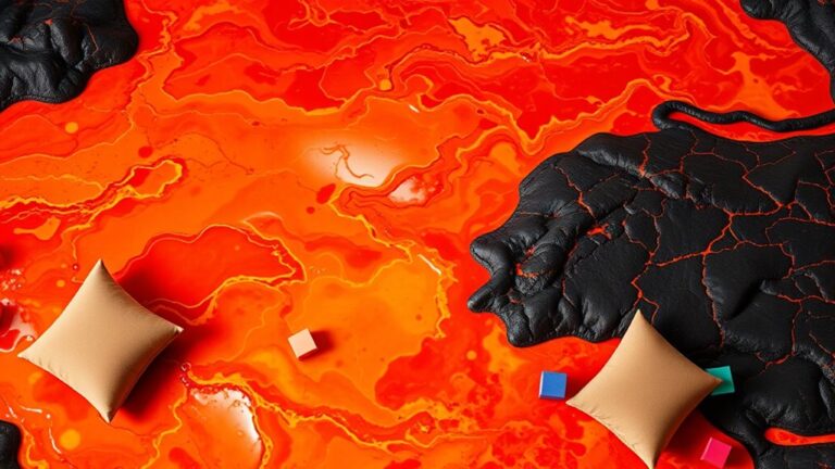lava represents imaginary danger