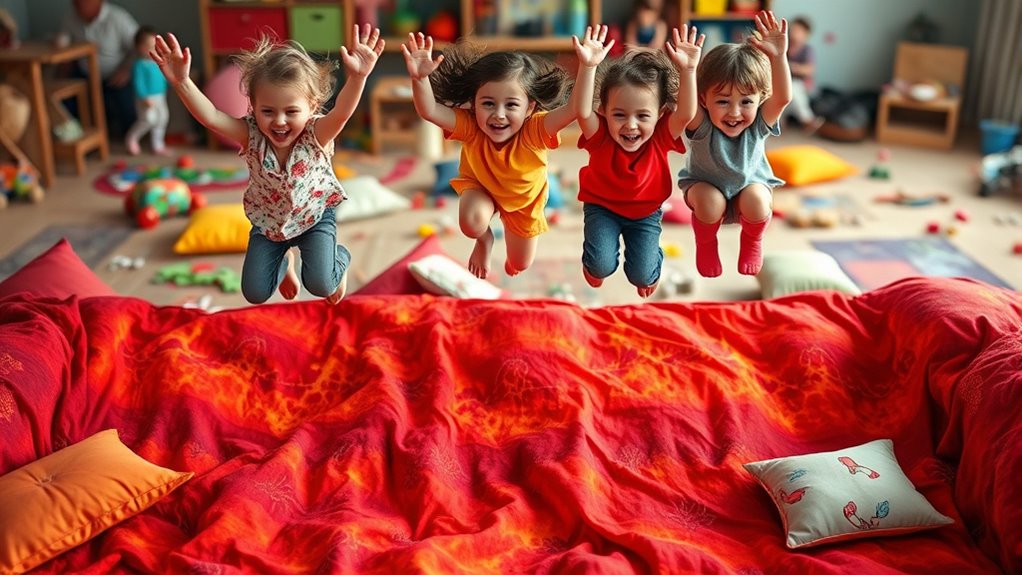 lava themed imaginative playtime adventure