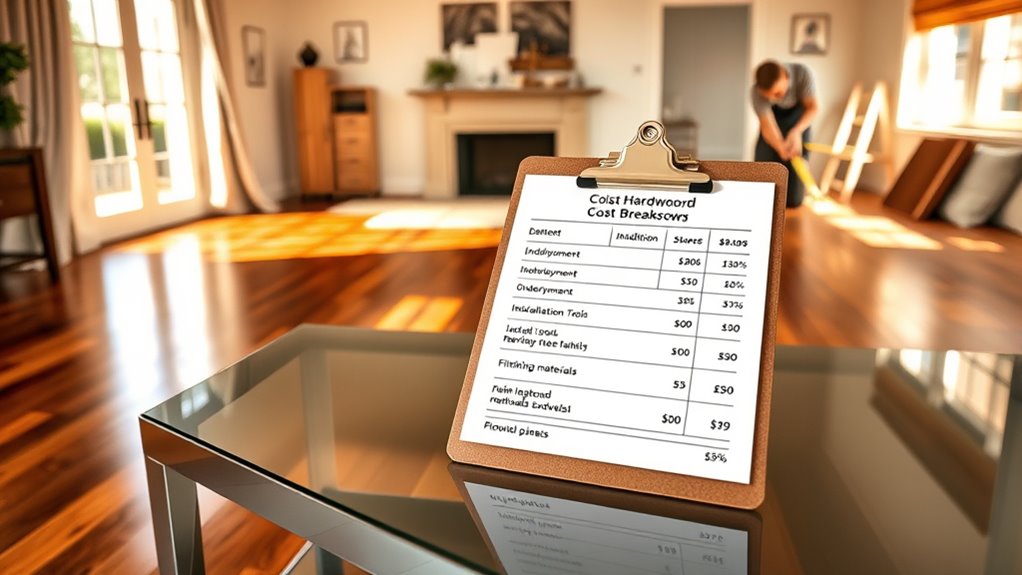 long term hardwood floor expenses