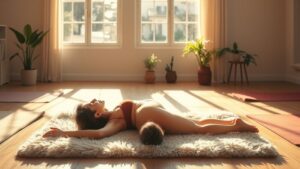 lying on floor benefits