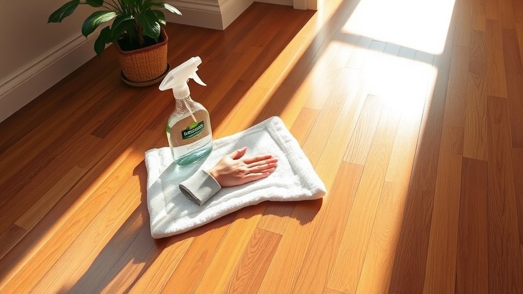 make hardwood floors shine