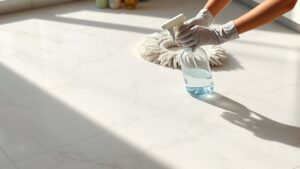 marble tile floor cleaning
