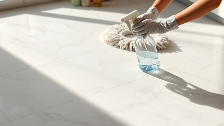 marble tile floor cleaning