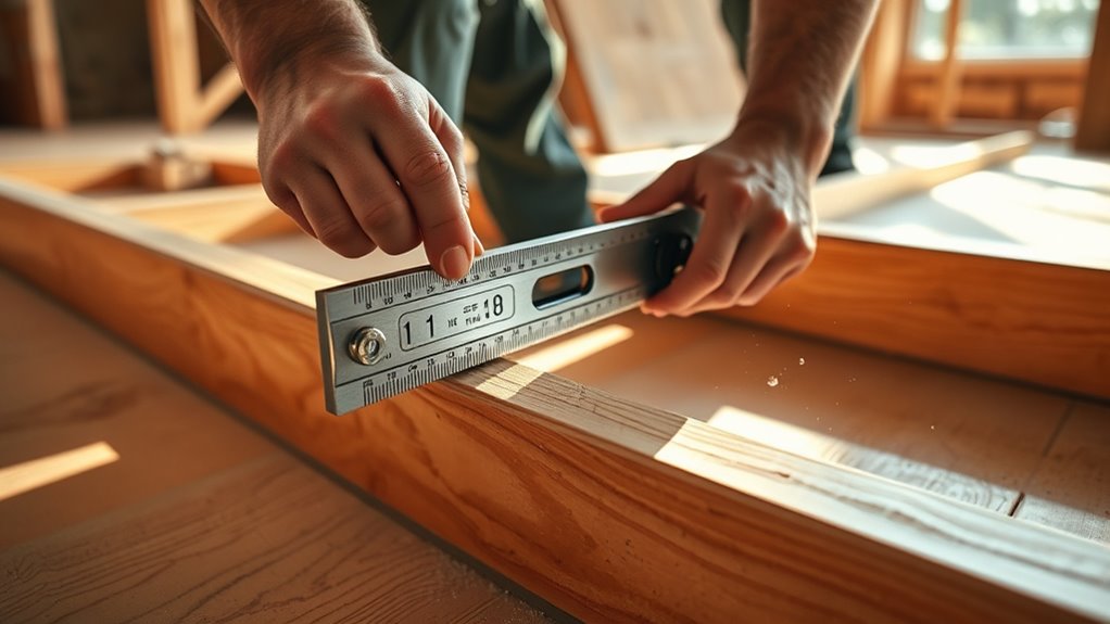 measure cut secure joists