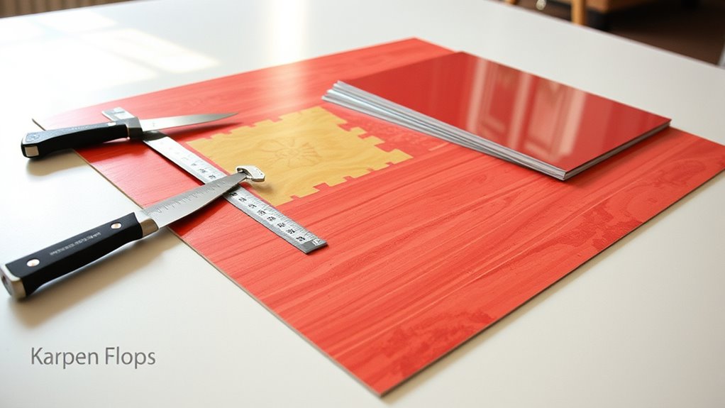 measure mark cut vinyl