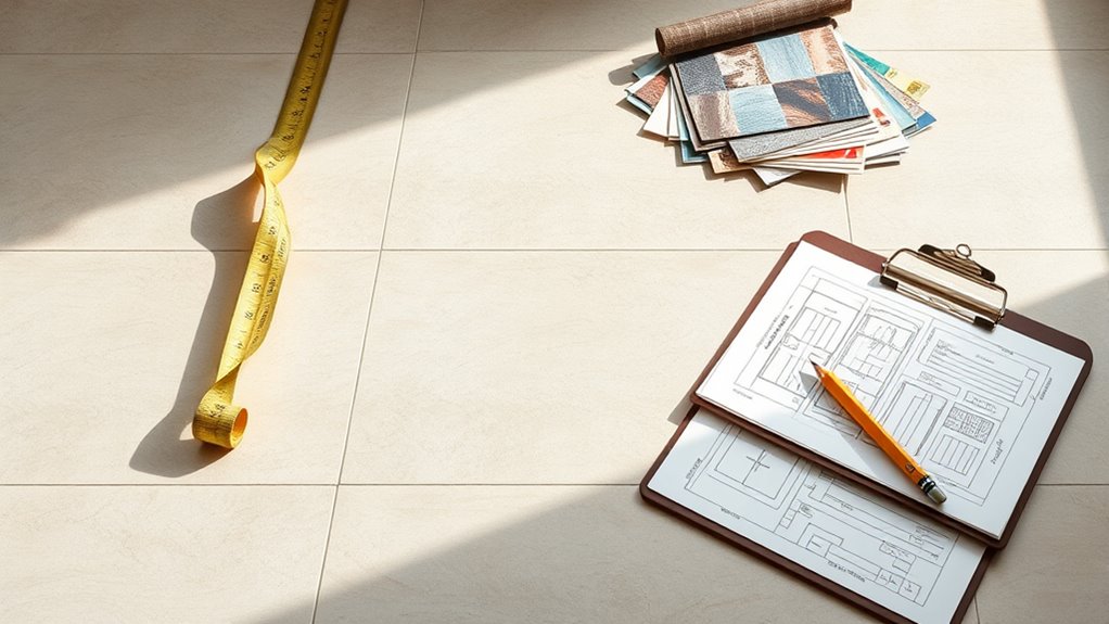 measure plan layout install
