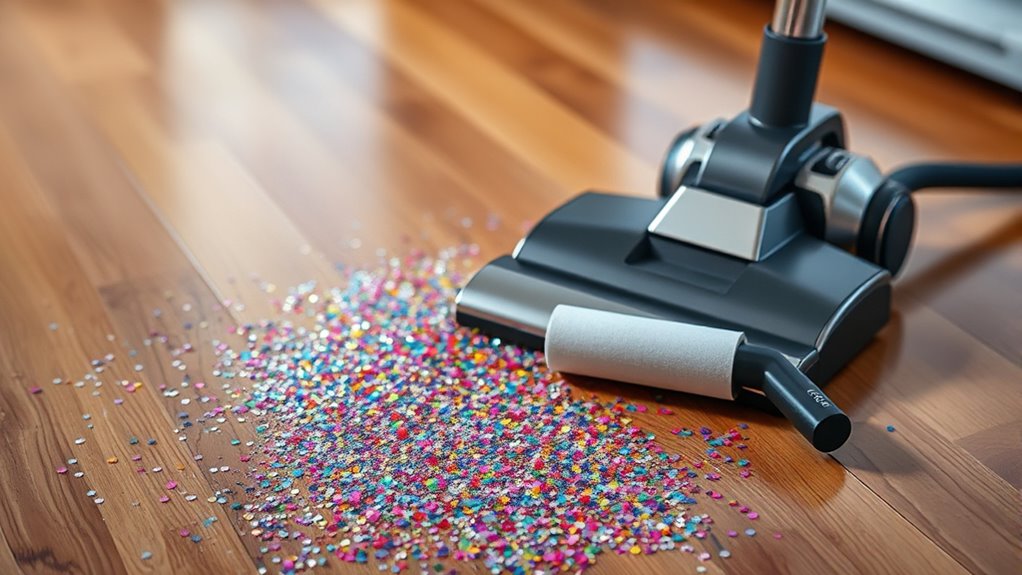 minimize glitter spread effectively