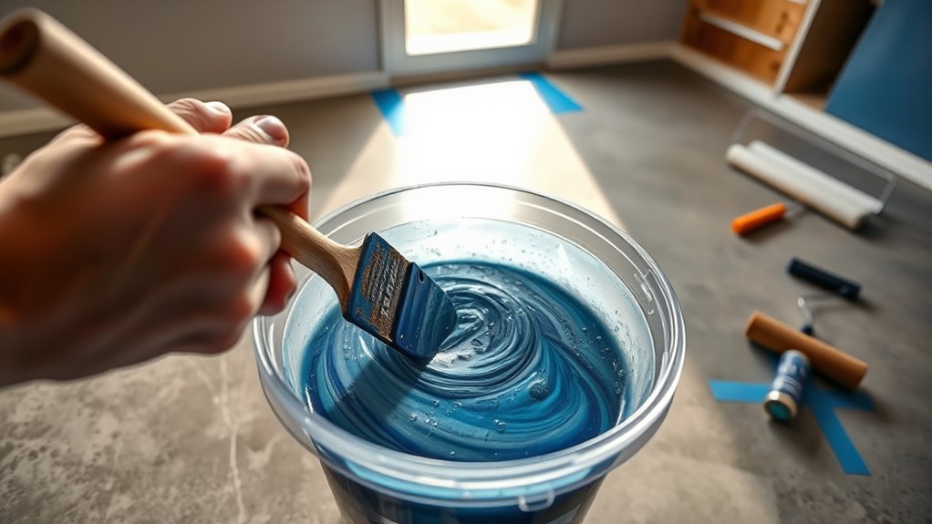 mix apply and finish