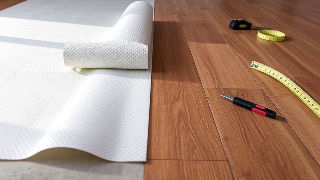 moisture barrier soundproof underlayment