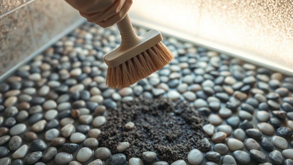 mold prevention on pebbles