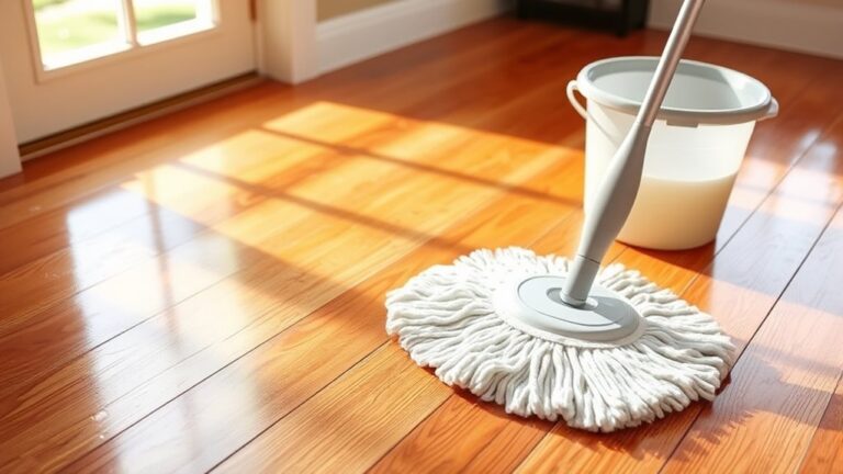 mop hardwood floors safely