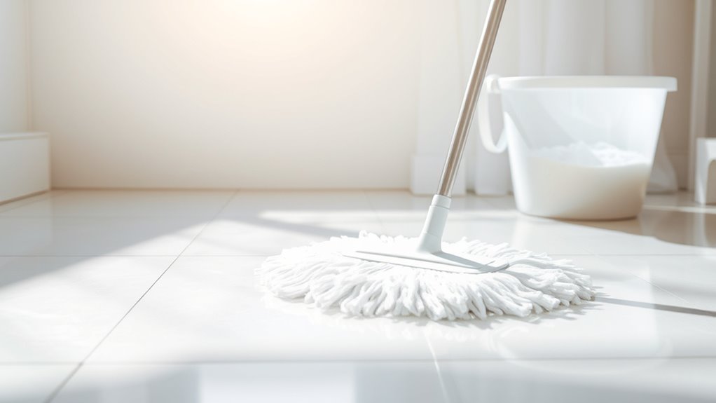 mop porcelain tiles effectively
