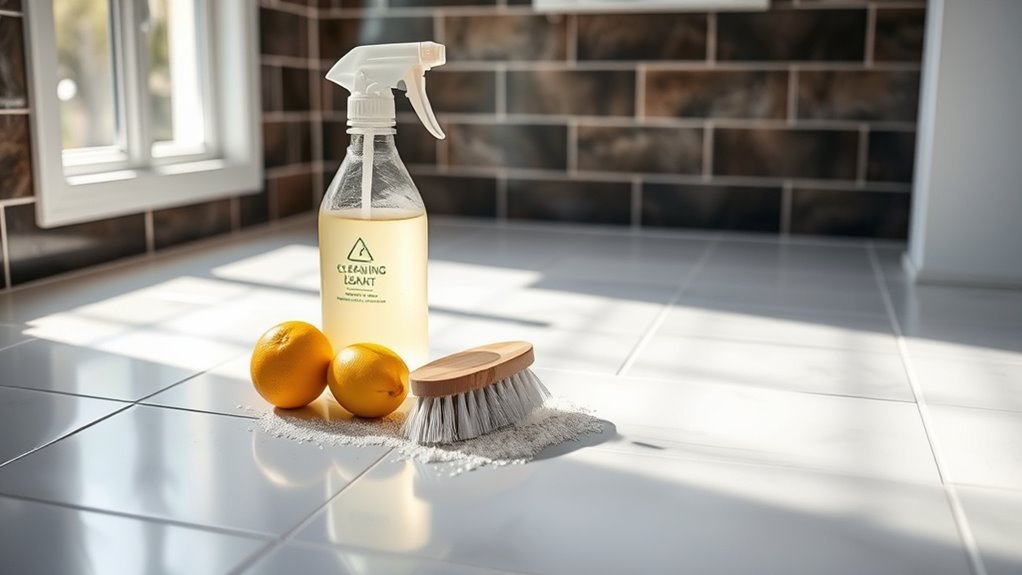 natural homemade grout cleaners