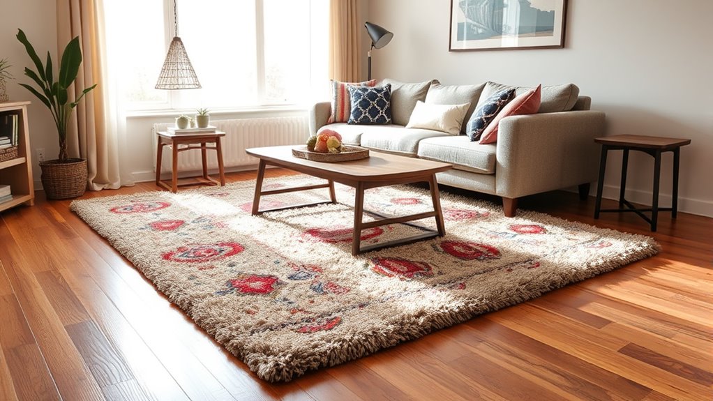 non slip rug placement tips
