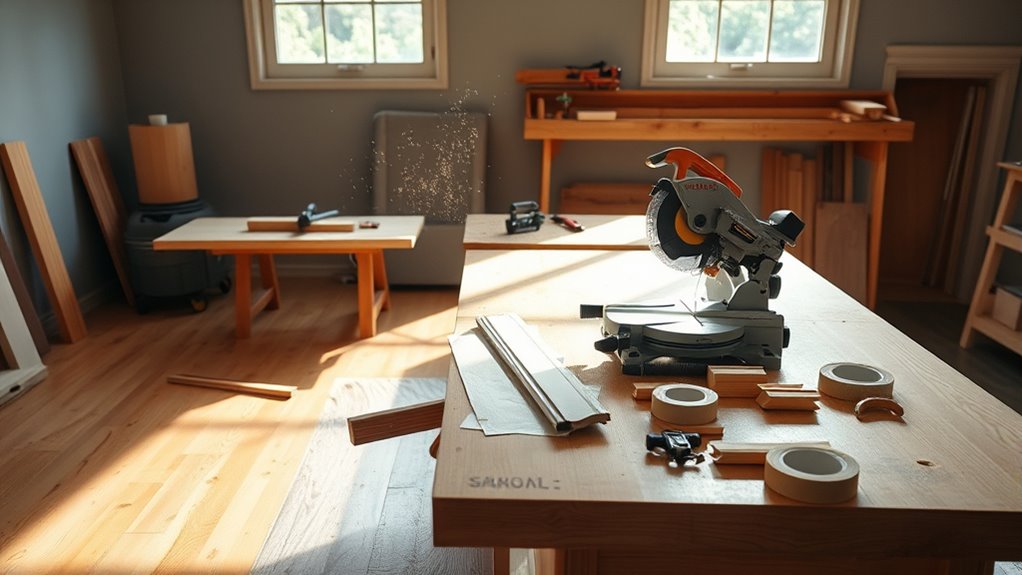 organized workspace quality materials