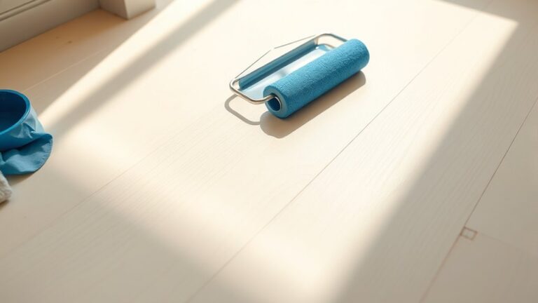 painting wood floors easily