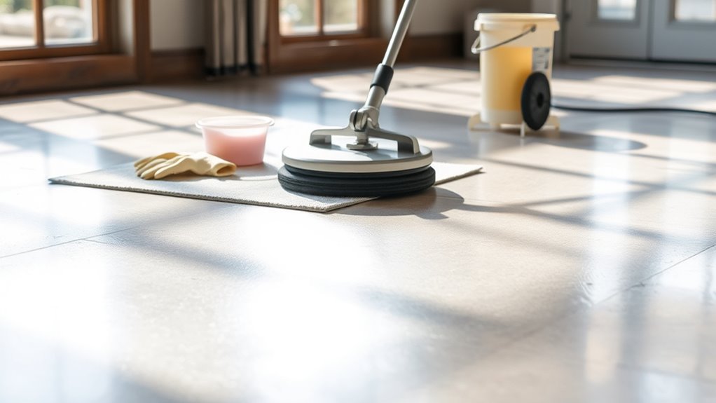 polished floor maintenance tips