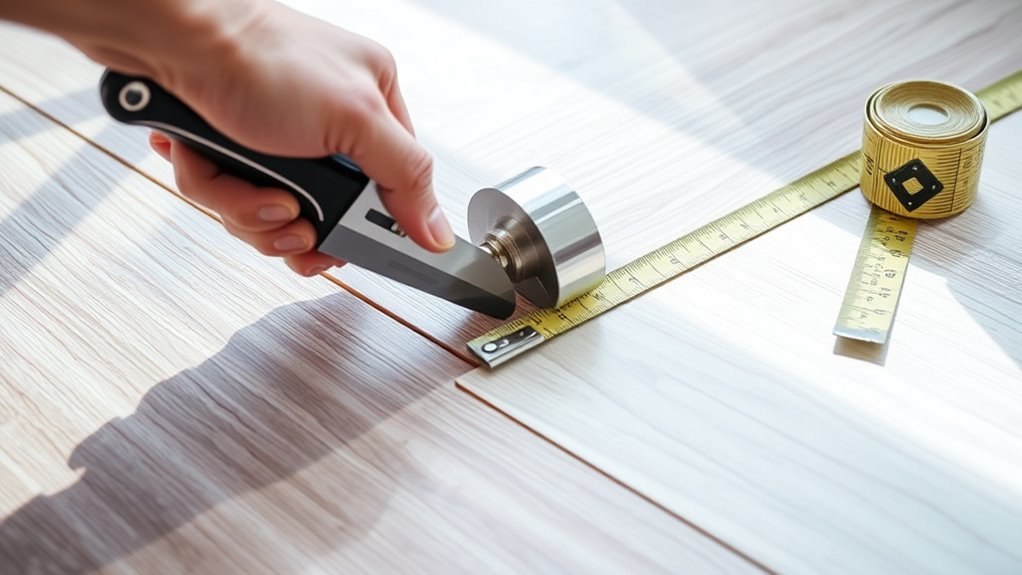 precise cuts around fixtures