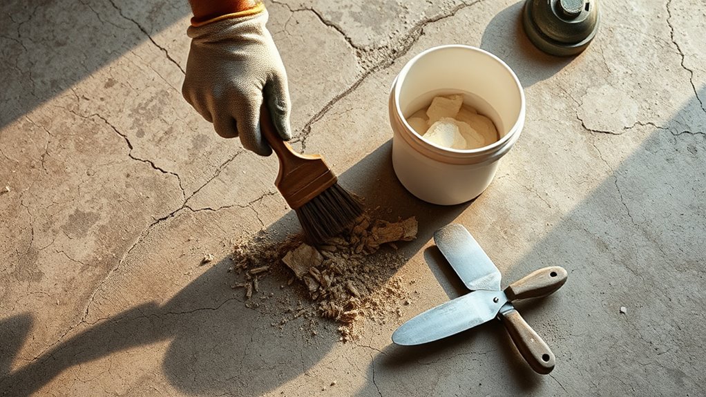 prepare and clean surface